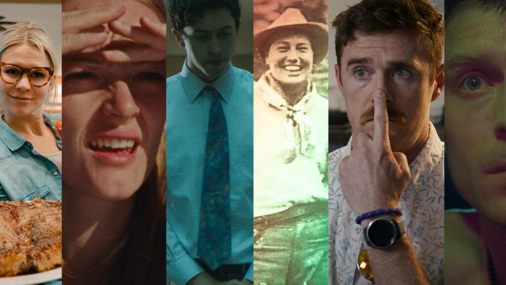 A strip collage of idaho short films